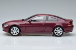 BMW 645Ci E63 Σκούρο Κόκκινο Kyosho 1:18 08701CR Μέταλλο - εικόνα 4 από 7
