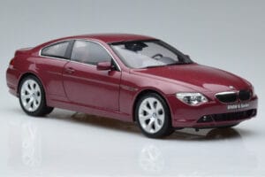 BMW 645Ci E63 Σκούρο Κόκκινο Kyosho 1:18 08701CR Μέταλλο - εικόνα 5 από 7