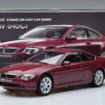 BMW 645Ci E63 Σκούρο Κόκκινο Kyosho 1:18 08701CR Μέταλλο - image 7 of 7