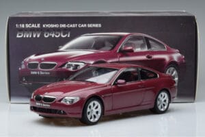 BMW 645Ci E63 Σκούρο Κόκκινο Kyosho 1:18 08701CR Μέταλλο - εικόνα 7 από 7