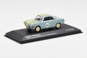BMW 700 Sport #64 Hulbusch / Stausberg 12 Hours of Nurburgring 1961 Minichamps 1:43 400612364 Μέταλλο - εικόνα 2 από 4