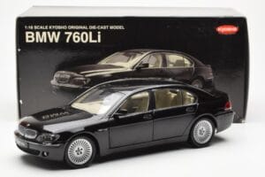BMW 760Li E66 Μαύρο Kyosho 1:18 08572BK Μέταλλο - εικόνα 9 από 9
