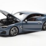 BMW 850i G15 Barcelona Blue Metallic Norev 1:18 - image 2 of 8