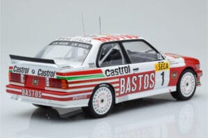 BMW M3 E30 Bastos #1 R. Ravaglia / E. Pirro / E. Van de Poele 24 Hours of Spa 1991 IXO 1:18 18RMC081A Μέταλλο - εικόνα 2 από 6