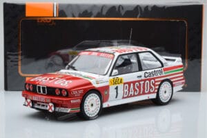BMW M3 E30 Bastos #1 R. Ravaglia / E. Pirro / E. Van de Poele 24 Hours of Spa 1991 IXO 1:18 18RMC081A Μέταλλο - εικόνα 6 από 6