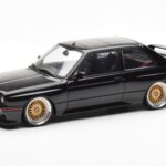 BMW M3 E30 Sport Evolution Μαύρο Custom Wheels AUTOart 1:18