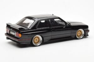 BMW M3 E30 Sport Evolution Μαύρο Custom Wheels AUTOart 1:18 70562 Μέταλλο - εικόνα 3 από 8