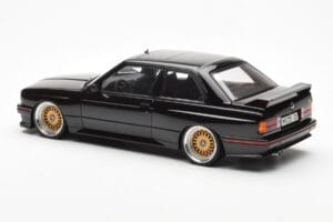 BMW M3 E30 Sport Evolution Μαύρο Custom Wheels AUTOart 1:18 70562 Μέταλλο - εικόνα 7 από 8