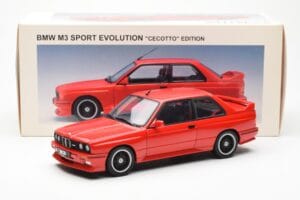 BMW M3 E30 Sport Evolution Cecotto Edition Κόκκινο AUTOart 1:18 70566 Μέταλλο - εικόνα 8 από 8