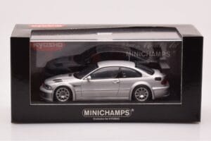 BMW M3 E46 GTR Street Ασημί Minichamps 1:43 403012105 Μέταλλο - εικόνα 4 από 4