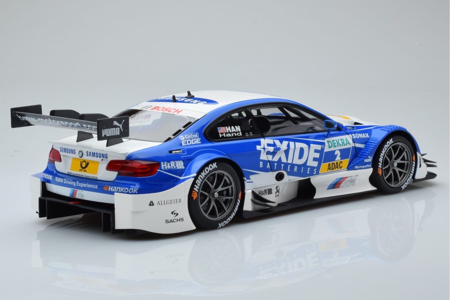 BMW M3 #2 BMW Team RMG A.J. Hand DTM 2012 Minichamps 1:18 100122202 Μέταλλο - εικόνα 3 από 8