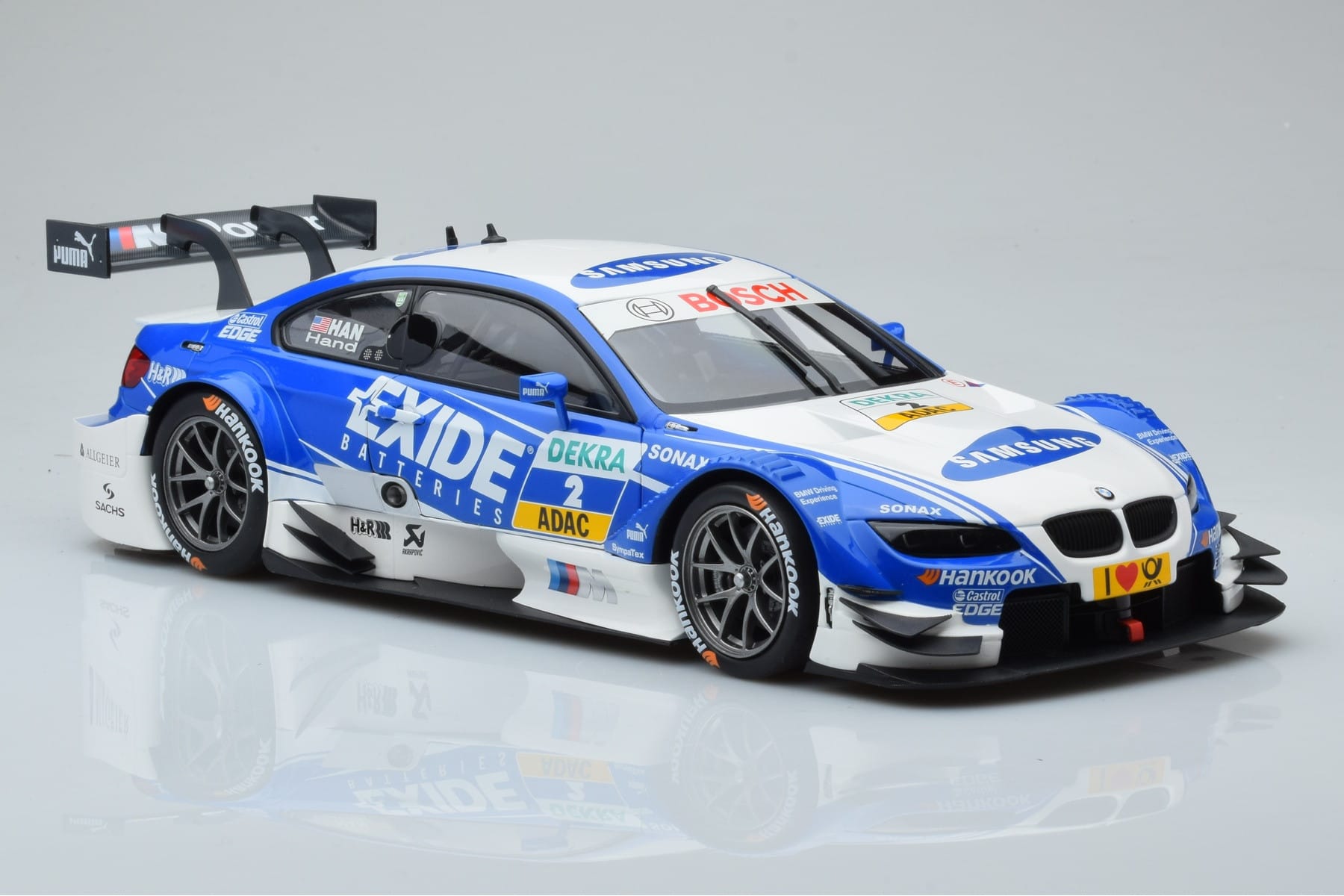 BMW M3 #2 BMW Team RMG A.J. Hand DTM 2012 Minichamps 1:18 100122202 Μέταλλο - εικόνα 5 από 8