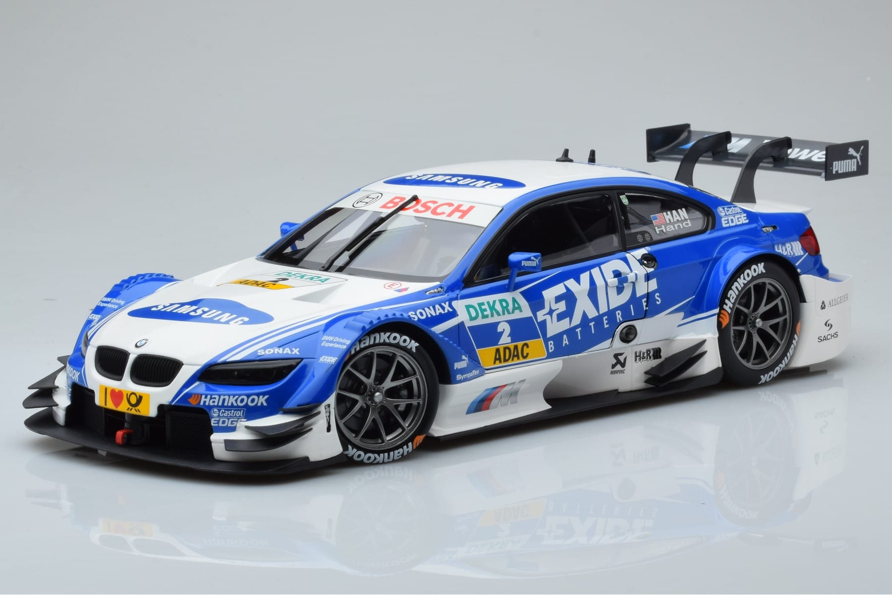 BMW M3 #2 BMW Team RMG A.J. Hand DTM 2012 Minichamps 1:18 100122202 Μέταλλο