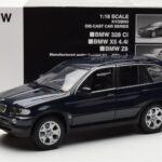 BMW X5 4.4i E53 Σκούρο Μπλε Kyosho 1:18 - image 8 of 8