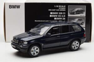BMW X5 4.4i E53 Σκούρο Μπλε Kyosho 1:18 08521DB Μέταλλο - εικόνα 8 από 8