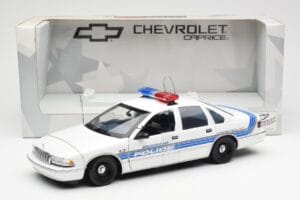 Chevrolet Caprice Sebring Αστυνομία UT Models 1:18 21029 Μέταλλο - εικόνα 6 από 6