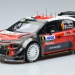 Citroen C3 WRC #9 S. Lefebvre / G. Moreau Tour de Corse 2017 Norev 1:18 181633 Μέταλλο