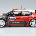 Citroen C3 WRC #9 S. Lefebvre / G. Moreau Tour de Corse 2017 Norev 1:18 181633 Μέταλλο - image 3 of 6