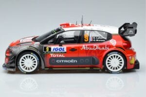 Citroen C3 WRC #9 S. Lefebvre / G. Moreau Tour de Corse 2017 Norev 1:18 181633 Μέταλλο - εικόνα 3 από 6