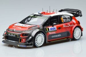 Citroen C3 WRC #9 S. Lefebvre / G. Moreau Tour de Corse 2017 Norev 1:18 181633 Μέταλλο