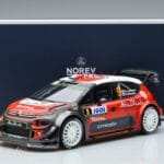 Citroen C3 WRC #9 S. Lefebvre / G. Moreau Tour de Corse 2017 Norev 1:18 181633 Μέταλλο - image 6 of 6