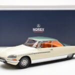 Citroen DS 21 Le Leman Καμπριολέ Ελεφαντόδοντο και Πράσινο Norev 1:18 - image 6 of 6