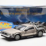 DeLorean DMC-12 Time Machine Back to the Future Ασημί Sun Star 1:18 - image 2 of 8