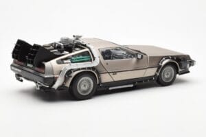 DeLorean DMC-12 Time Machine Back to the Future Ασημί Sun Star 1:18 2711 Μέταλλο - εικόνα 5 από 8