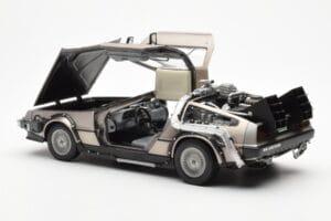 DeLorean DMC-12 Time Machine Back to the Future Ασημί Sun Star 1:18 2711 Μέταλλο - εικόνα 7 από 8