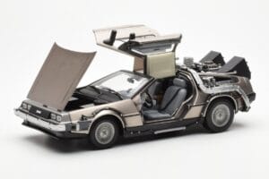 DeLorean DMC-12 Time Machine Back to the Future Ασημί Sun Star 1:18 2711 Μέταλλο - εικόνα 8 από 8