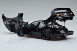 Ferrari F40 Lightweight Μαύρο Kyosho 1:18 08412BK Μέταλλο - εικόνα 6 από 12
