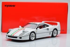 Ferrari F40 Λευκό Περλέ Italy Kyosho 1:18 08416PWT-G Μέταλλο - εικόνα 8 από 8