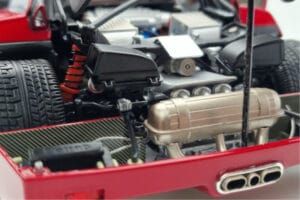 Ferrari F40 Κόκκινο Μεταλλικό Asia Exclusive Kyosho 1:18 08416RM-G Μέταλλο - εικόνα 13 από 14