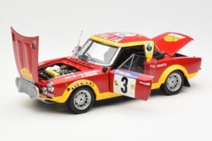 Fiat 124 Abarth #3 Barbasio / Sodano East African Safari Rally 1974 Sun Star 1:18 4952 Μέταλλο - εικόνα 2 από 8