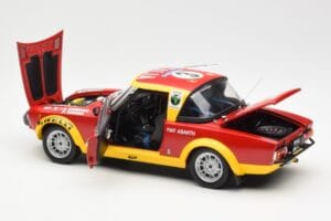 Fiat 124 Abarth #3 Barbasio / Sodano East African Safari Rally 1974 Sun Star 1:18 4952 Μέταλλο - εικόνα 5 από 8