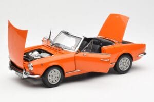 Fiat 124 BS Πορτοκαλί Sun Star 1:18 4906 Μέταλλο - εικόνα 2 από 8