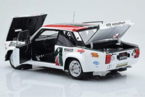 Fiat 131 Abarth Alitalia #2 W. Röhrl / C. Geistdörfer Rally Monte Carlo 1978 Kyosho 1:18 08376G Μέταλλο - εικόνα 5 από 10