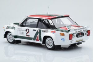 Fiat 131 Abarth Alitalia #2 W. Röhrl / C. Geistdörfer Rally Monte Carlo 1978 Kyosho 1:18 08376G Μέταλλο - εικόνα 7 από 10