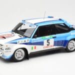 Fiat 131 Abarth #5 Team Fiat Works Rally Portugal 1980 Kyosho 1:18 08376A Μέταλλο