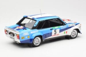 Fiat 131 Abarth #5 Team Fiat Works Rally Portugal 1980 Kyosho 1:18 08376A Μέταλλο - εικόνα 3 από 8
