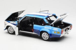 Fiat 131 Abarth #5 Team Fiat Works Rally Portugal 1980 Kyosho 1:18 08376A Μέταλλο - εικόνα 5 από 8