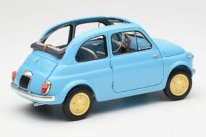 Fiat Nuova 500 Celeste Μπλε Kyosho 1:18 08966LB Μέταλλο - εικόνα 3 από 8