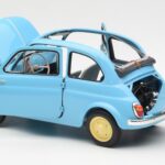 Fiat Nuova 500 Celeste Μπλε Kyosho 1:18 08966LB - image 5 of 8