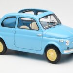 Fiat Nuova 500 Celeste Μπλε Kyosho 1:18 08966LB - image 6 of 8