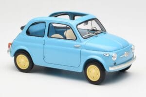 Fiat Nuova 500 Celeste Μπλε Kyosho 1:18 08966LB Μέταλλο - εικόνα 6 από 8