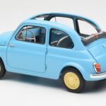 Fiat Nuova 500 Celeste Μπλε Kyosho 1:18 08966LB - image 7 of 8