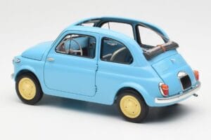 Fiat Nuova 500 Celeste Μπλε Kyosho 1:18 08966LB Μέταλλο - εικόνα 7 από 8