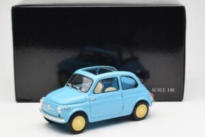 Fiat Nuova 500 Celeste Μπλε Kyosho 1:18 08966LB Μέταλλο - εικόνα 8 από 8