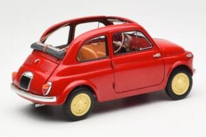 Fiat Nuova 500 Coral Κόκκινο Kyosho 1:18 08966R Μέταλλο - εικόνα 3 από 8