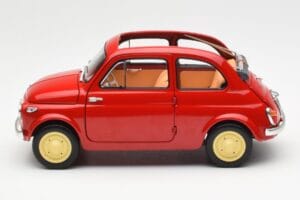 Fiat Nuova 500 Coral Κόκκινο Kyosho 1:18 08966R Μέταλλο - εικόνα 4 από 8